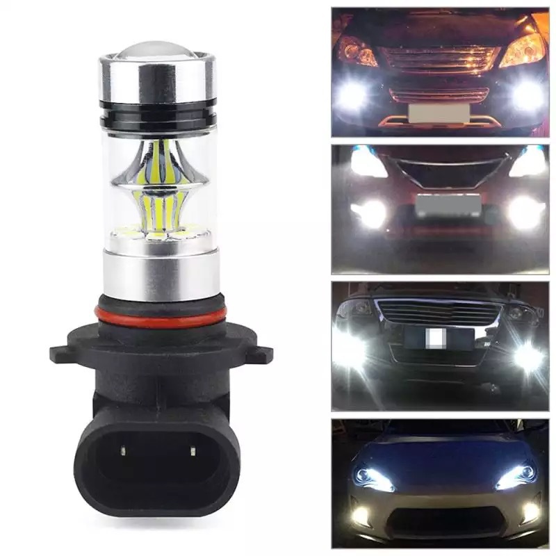 H11 9005 9006 2835 100w Goldgelbe Antibeschlagleuchte, Helles Weißes Licht, 20 Leds -- Eisblau (sonderanfertigung)