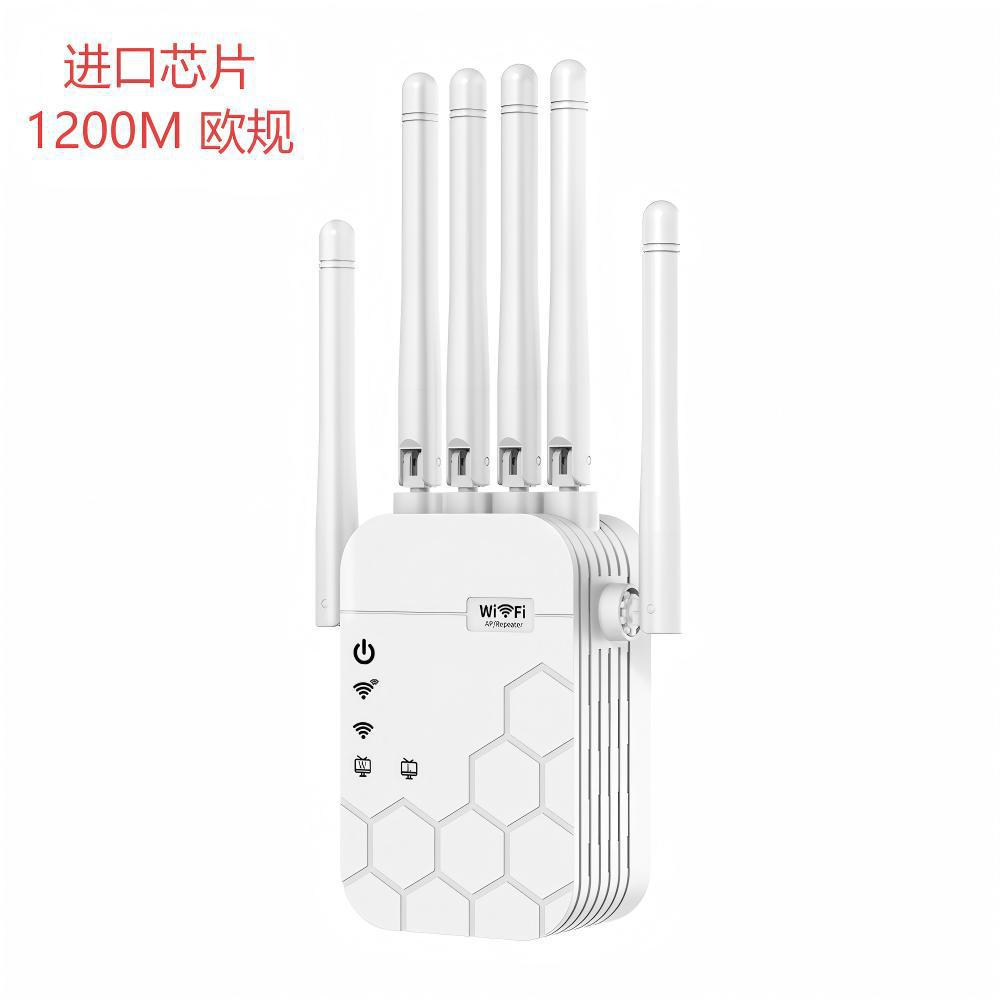 Neuer Wlan-signalverstärker-repeater Mit Sechs Antennen, Wlan-netzwerk-extender, Wlan-wanddurchdringer – Q6-1200m, Sechs Antennen, Europäischer Standard