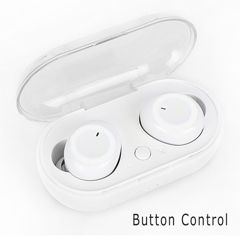 Y50 Bluetooth-kopfhörer Y50tws2 Sport- Und Outdoor-kopfhörer 5.0 Mit Ladecase Mini-kopfhörer – Weiß – Inkl. Verpackung