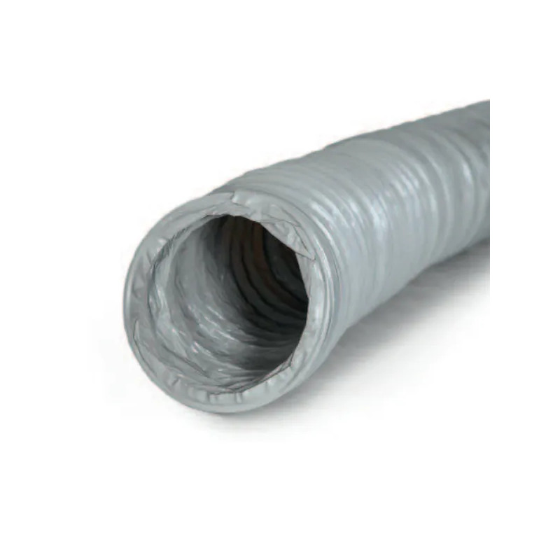 Graues Flexibles Pvc-rohr Für Belüftung, Durchmesser 150 Mm, Länge 6m
