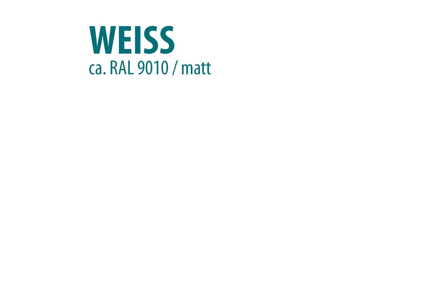 Baufix Express Deckfarbe Weiss Matt, 2.5 Liter, Wetterschutzfarbe