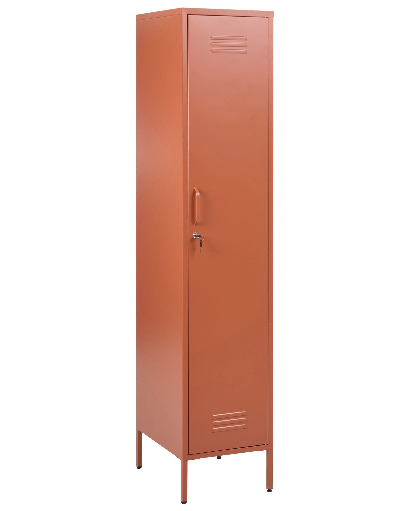 Büroschrank Frome Metall Goldbraun