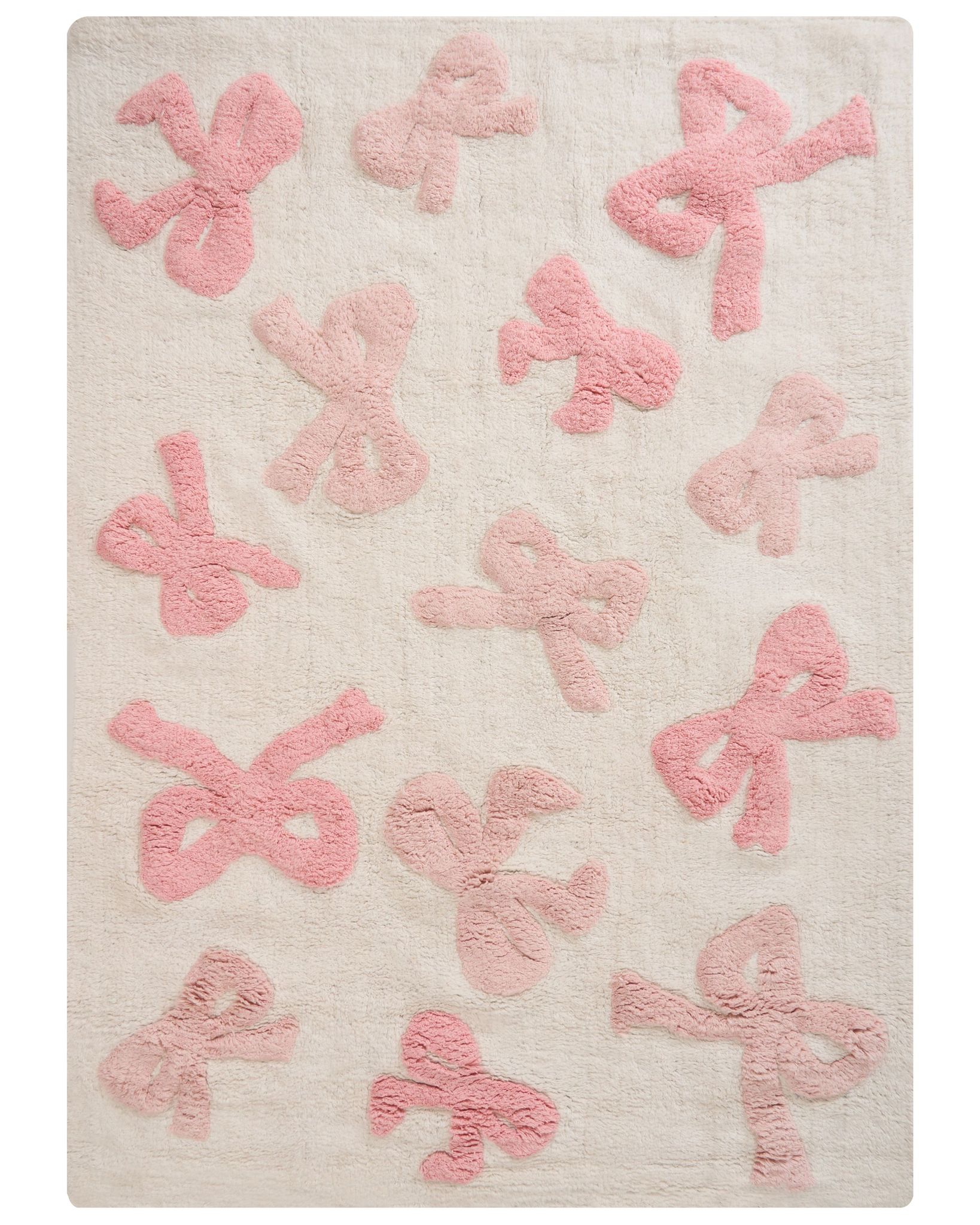 Kinderteppich Fita Rosa 90 X 130 Cm Baumwolle