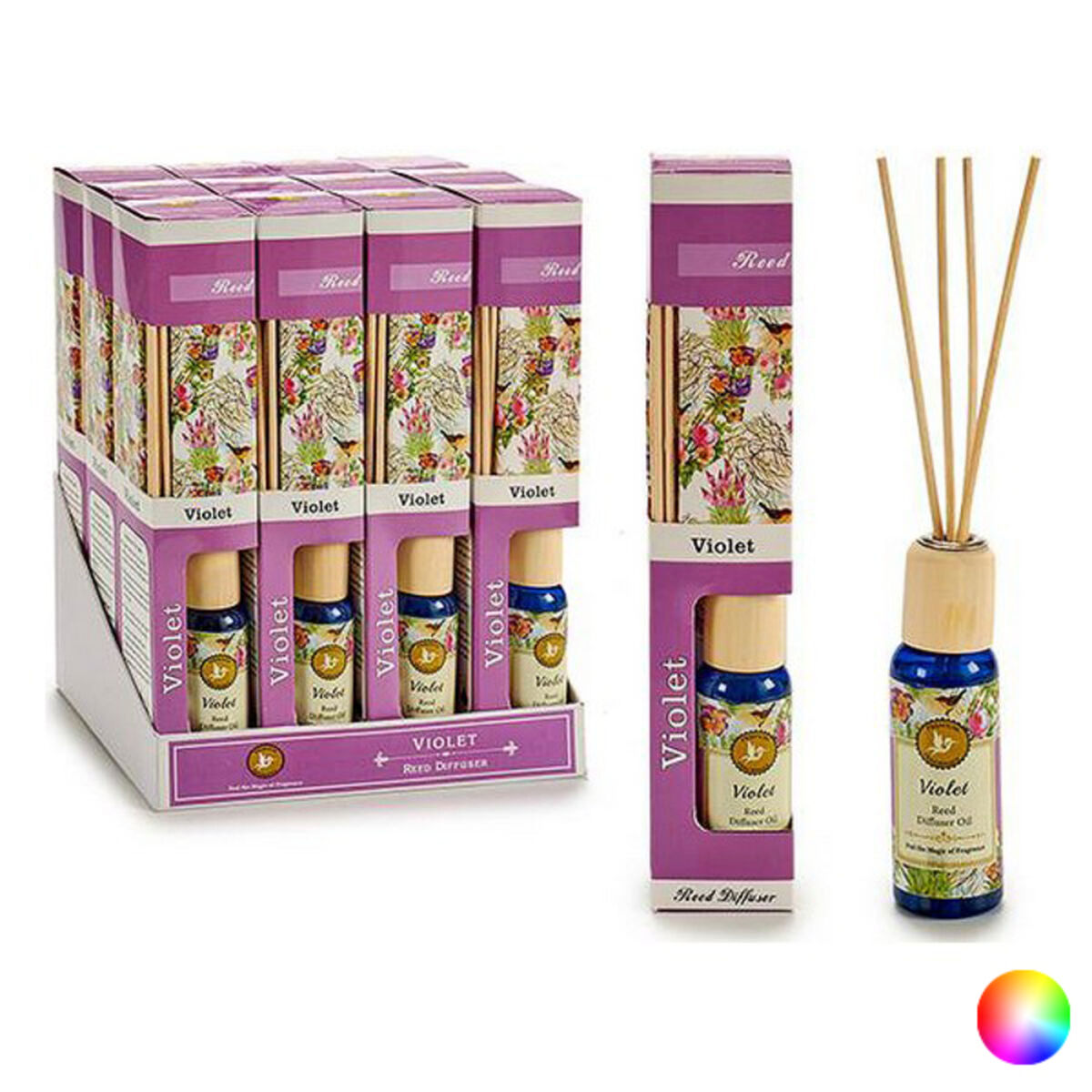 Set Mit 12 Duftdiffusoren – Tropische Blumen