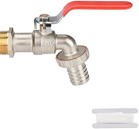 Premium Wasserhahn 1 Zoll Aus Messing Rost Und Frostsicher, Kugelhahn Frostsicherer Kugelhahn Für Garten, Waschmaschine, Regentonnen