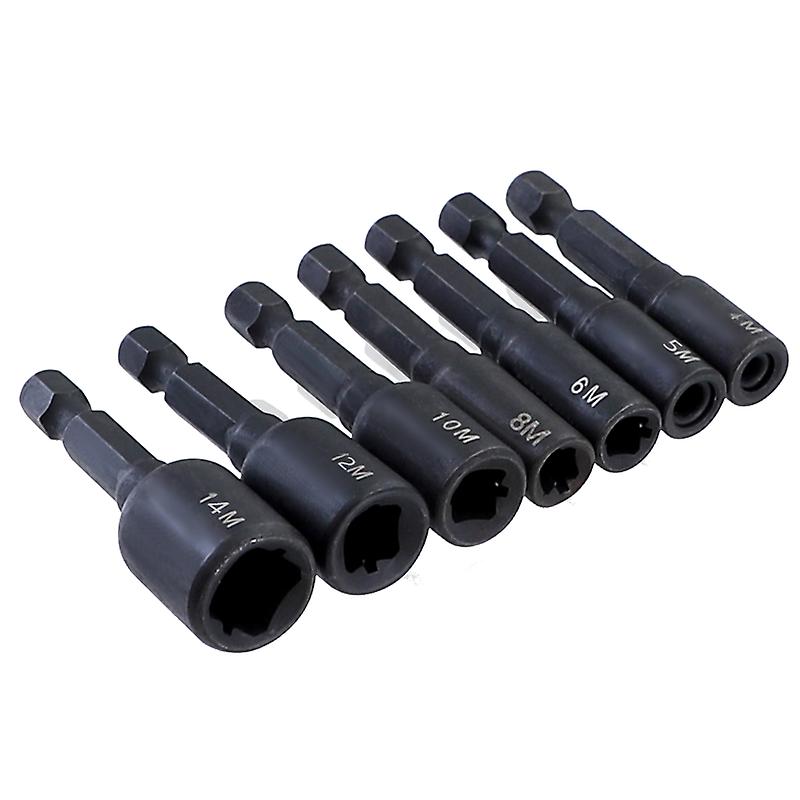 M4-m16 Gewindebohrer-stecknuss-adapter 1/4 Zoll Sechskantschaft Maschinengewindebohrer Vierkant-schraubendreher-gewindebohrer-adapter Für Elektrische Bohrmaschine 10 Mm