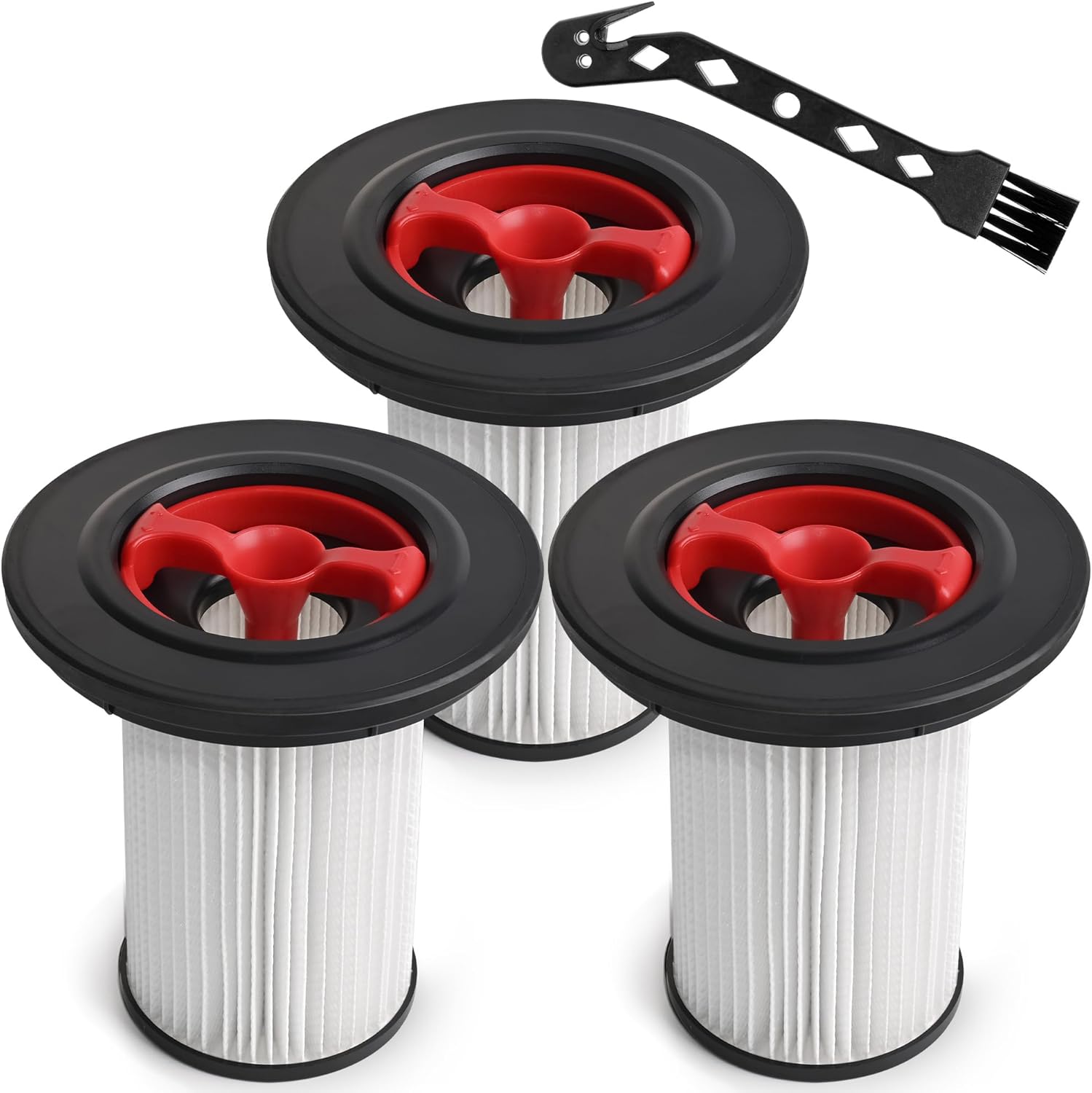 12 Stück Ersatzfilter Für Bosch Unlimited Gen2 Serie8 Staubsauger, Hepa Filter Mit Reinigungsbürste, Kompatibel Mit Bosch 12036642/12023349