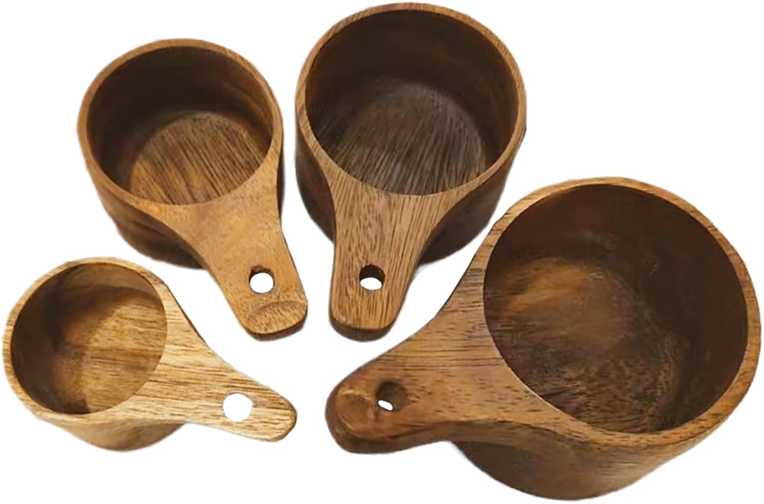 Messlöffel-set Aus Holz Für Kaffee Und Backen Im Landhausstil