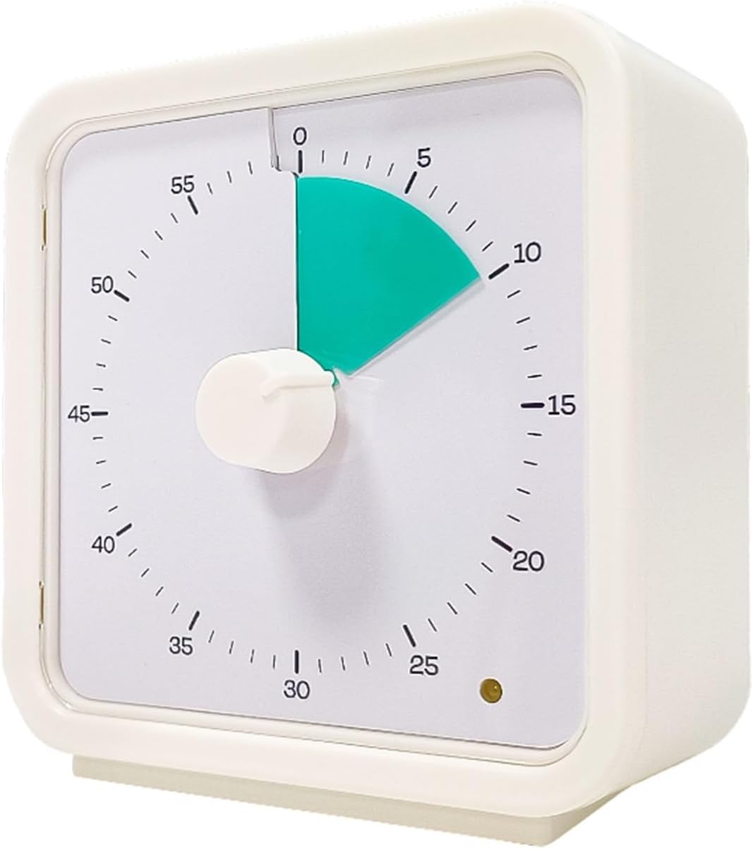 Visueller Timer Kinder , 60 Minuten Countdown Timer Für Kinder Schreibtischstudie, Bürotisch Und Meetings, Kochen In Der Küche, Leises Zeitmanagement Für Adhs (weiß)