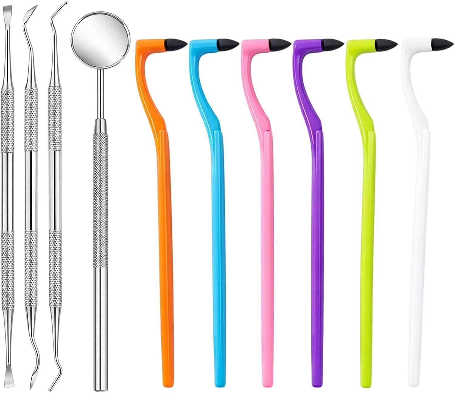 10tlg Zahnreinigungsset Zahnpolierer Zahnstein Entferner Set
