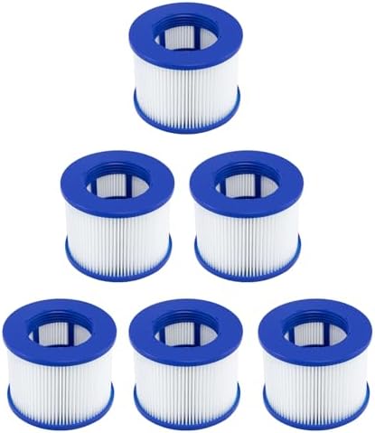 Hrozny Filterkartusche Für Whirlpool, Clever Spa Filter 75 X 100 Mm Whirlpool Filter Zubehör. (6stücke)