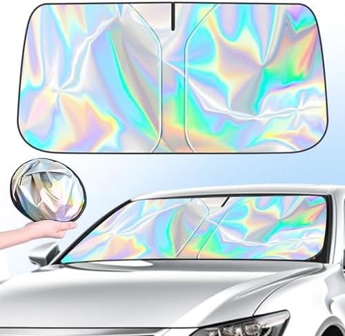 140x70cm Sonnenschutz Auto Frontscheibe Innen, Faltbar Uv Schutz M
