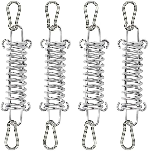 4 Stück Zugfeder Spannfeder Sonnensegel Befestigung Sprungfeder Stahlfeder Federschnalle Mit 8 Stück Karabiner Für Campingzelt Sonnensegel Markise