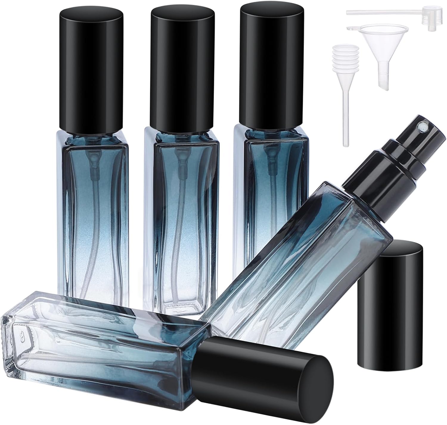 Parfümzerstäuber 10ml Nachfüllbar 5 Stück Blau