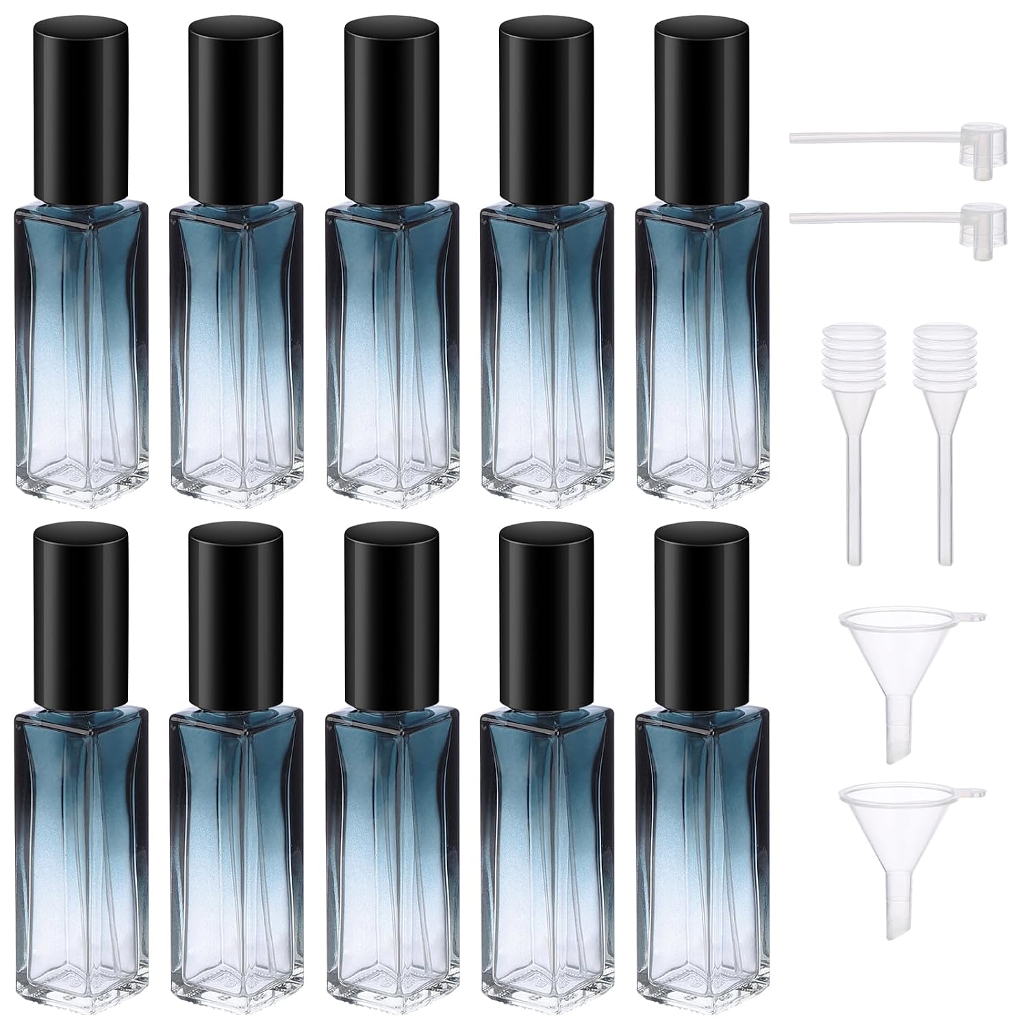 Parfümzerstäuber 10ml Nachfüllbar 10 Stück Blau