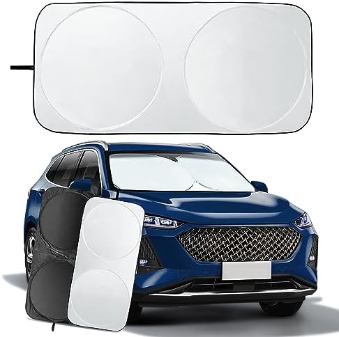 Sonnenschutz Auto Frontscheibe Innen Faltbar Hitzeschutz 160x85cm