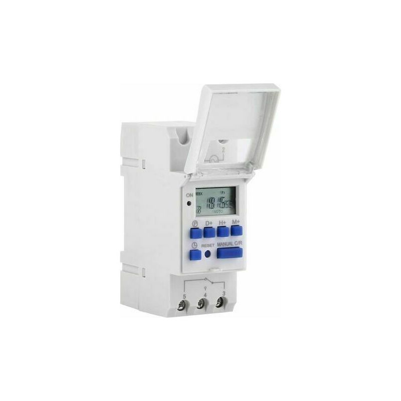 Royaluxe – Lcd-timer, Wöchentlich Programmierbarer Digitaler Timer Mit Unterbrechung, 15 A (220 V), Weitere Modulare Steuerung
