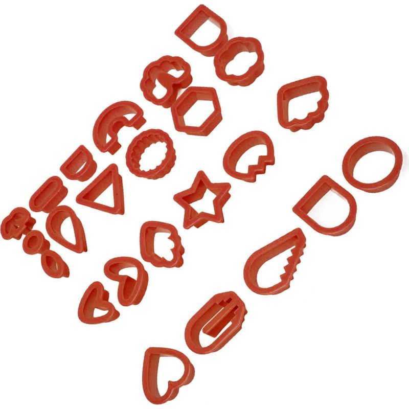 Ohrringform Aus Polymerclay (24 Stück) - Dicke, Lebensmittelechte Tülle Für Kuchen, Kerzen Und Rote Kreationen.
