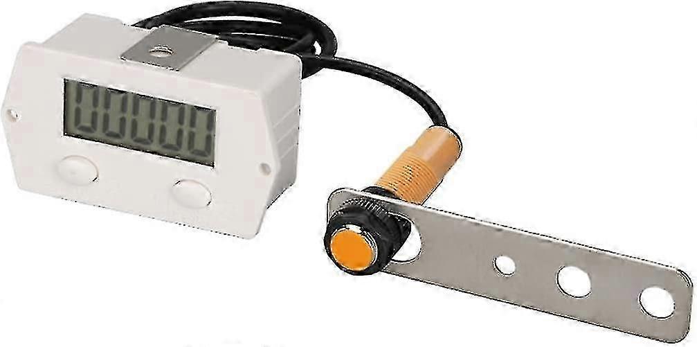 Digitaler Elektronischer Klickerzähler Mit Magnetfunktion, Hochsensibel, Zeilennummerierung, Xj-5j Klickerzähler, Weiß, Industrieller Steuerschalter, Weiß, 1 Stück, Bestes Geschenk