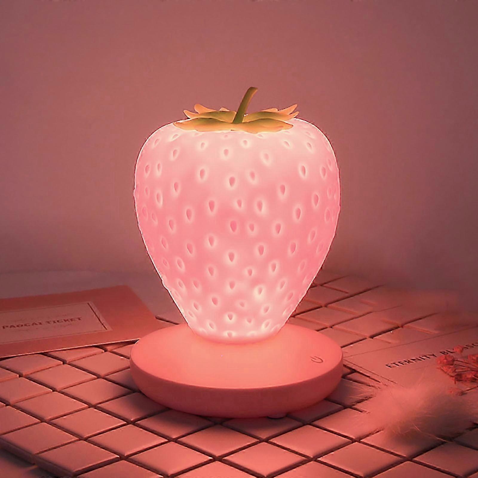 Nachtlicht Erdbeere Led Augenschutz Für Stimmungsvolle Atmosphäre Lampe Cartoon Tischlampe