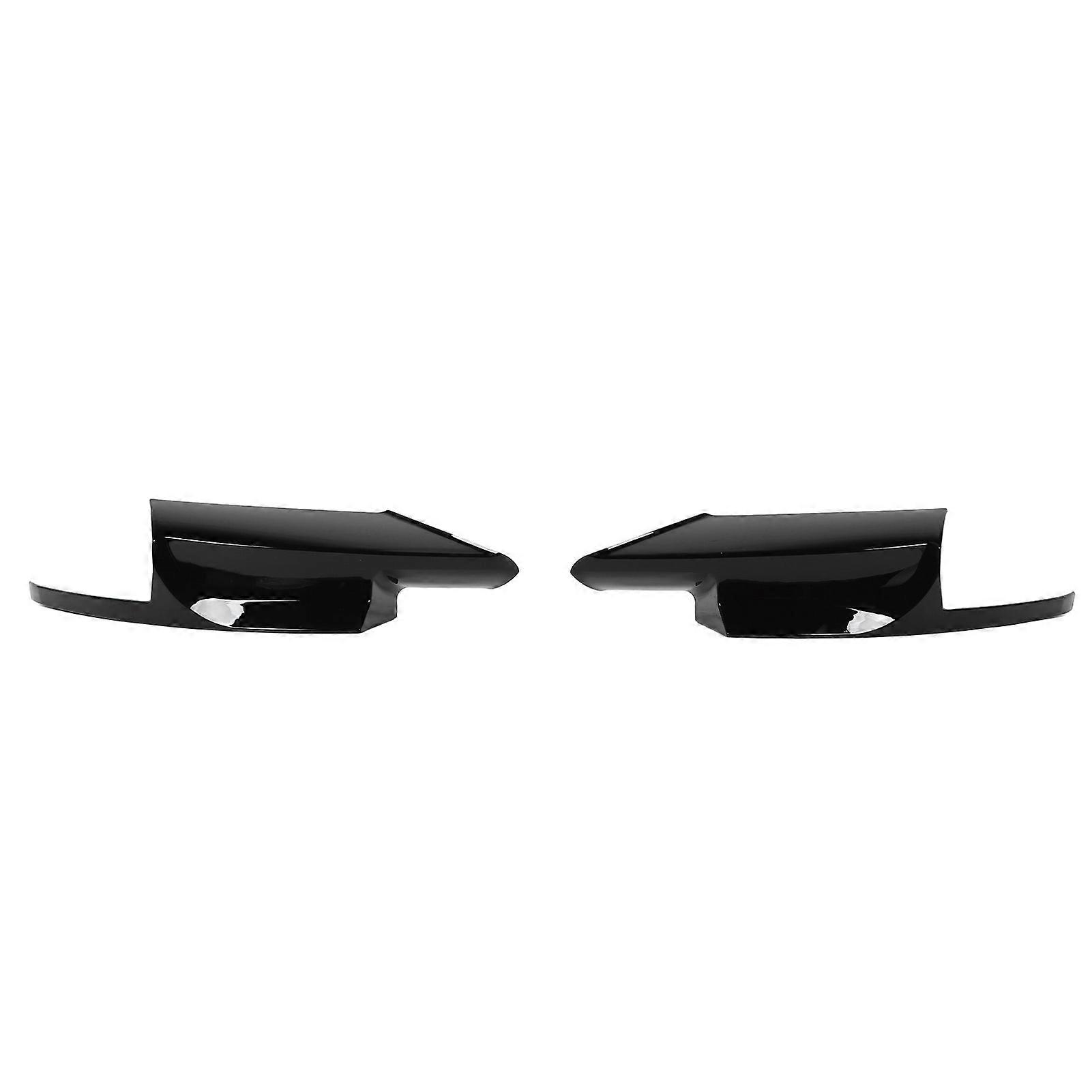 1 Paar Frontstoßstangen-lippenspoiler, Uv-schutz, Klar Lackiert, Sportliche Optik, Passend Für 5er Bmw F10 M5 (2011–2017), Glänzend Schwarz