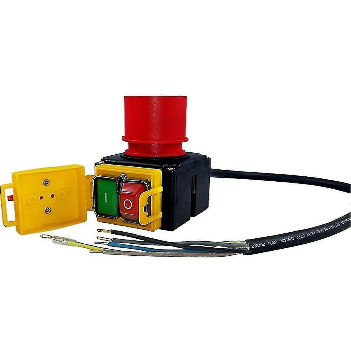 Koa7 Geräteschalter Maschinenschalter 380/400v 3 Phasen Mit Kabel Und Phasenumrichter Inklusive Kombinator