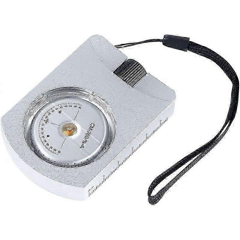 Tragbarer, Kompakter Und Professioneller Höhenmesser Aus Aluminium Mit Präziser Neigungsmessung Zur Messung Von Höhen, Neigungen Und Winkeln (silberfarben)