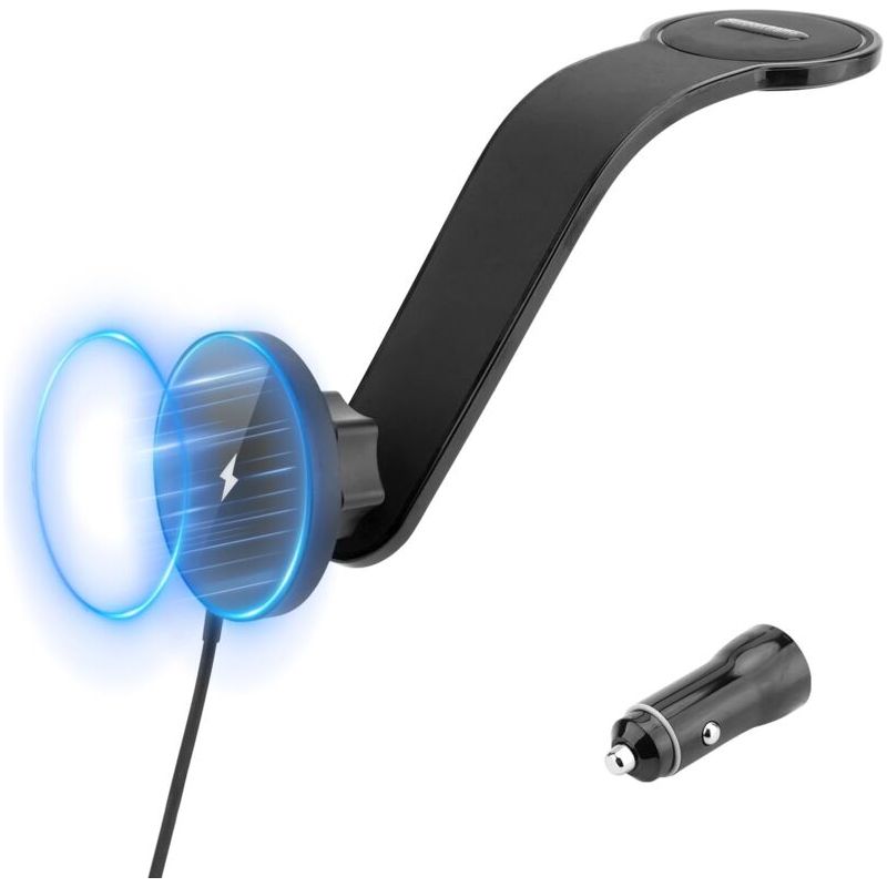 15-w-kabelloses Autoladegerät, Magnetisches Kabelloses Ladegerät, Schnelllade-autohalterung Für Iphones Und Android-smartphones