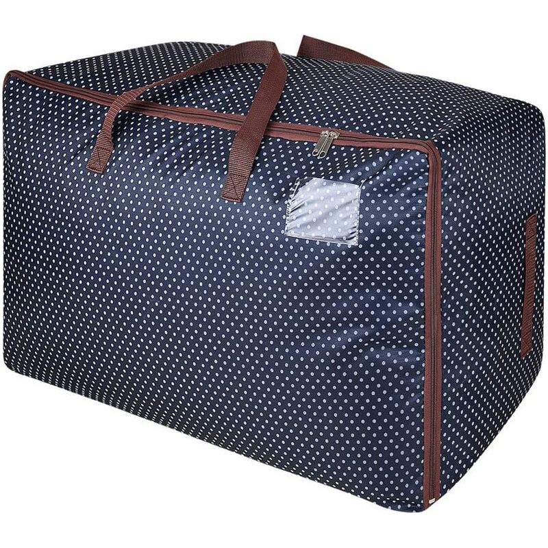 Tonchean Aufbewahrungstasche. 100-liter-kleidersack. Verdickter, Wasserdichter Und Extra Großer Aufbewahrungssack. Reisetasche – Blau