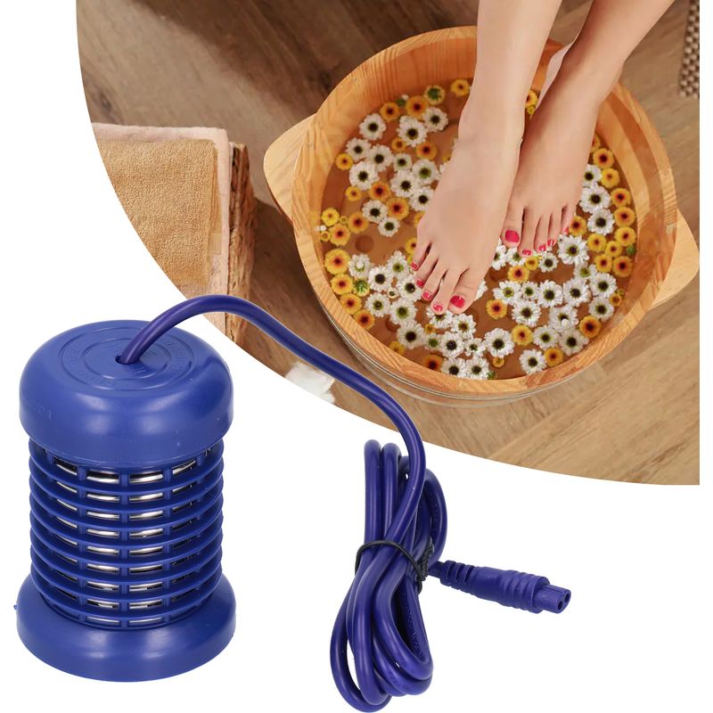 Wellness- Und Gartenaccessoires Mit Energieperlen Und Fuß-ionisator – Doppelloch, Blau – Waschbar