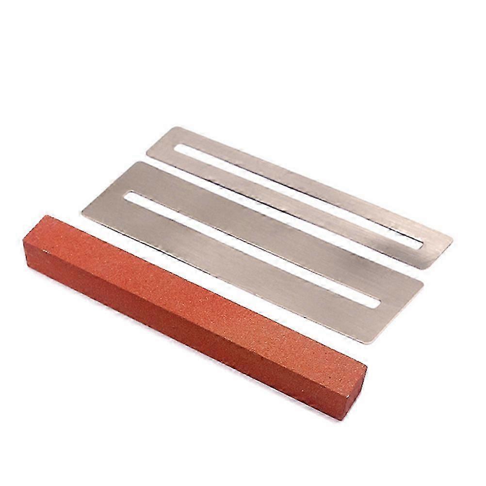 Gitarrenbund-polierbalken, Schleifstein, Bundschleif- Und Polierset, Schutz Für Griffbrett, Bundsaiten, Diy-gitarrenbauerwerkzeug (braun)