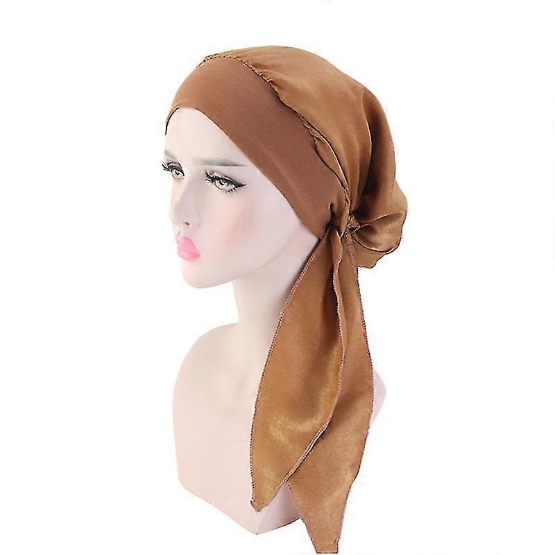 Kopftuch Für Frauen Bei Krebs, Chemotherapie, Haarausfall, Mütze, Turban, Vorgebundenes Kopftuch, Bandana, Neu (e)