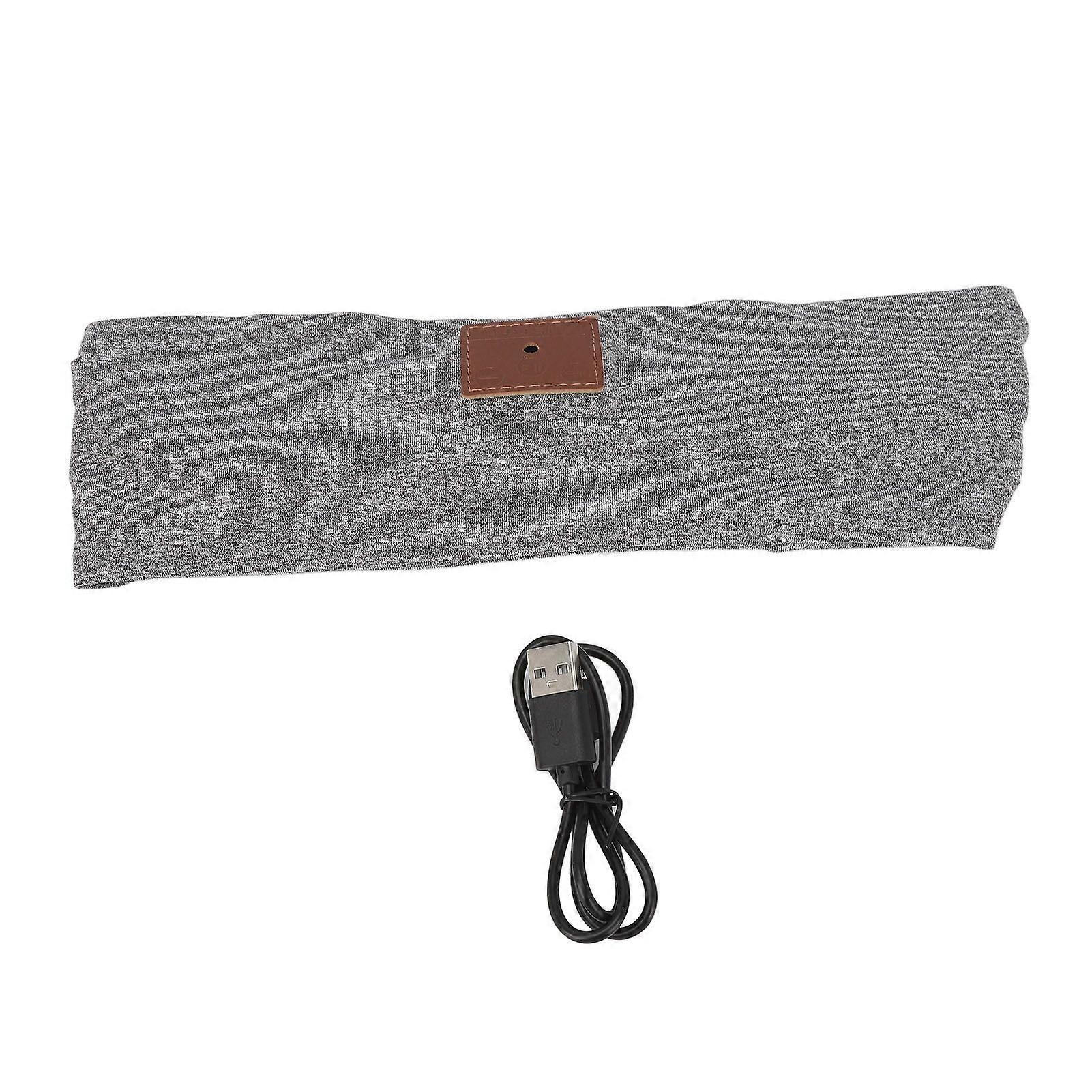 Kabelloser Bluetooth-kopfhörer Mit Sprach- Und Geräuschunterdrückung, Kabelloser Musikwiedergabe Und Stirnband, Grau (ymmr)