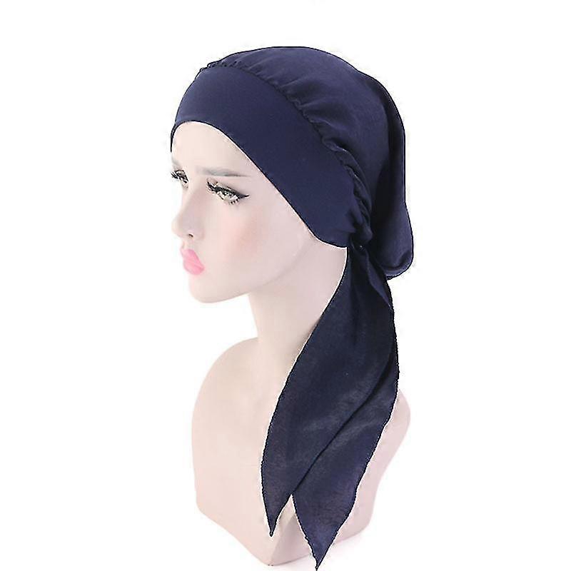 Kopftuch Für Frauen Bei Krebs, Chemotherapie, Haarausfall, Mütze, Turban, Vorgebundenes Kopftuch, Bandana, Neu (b)