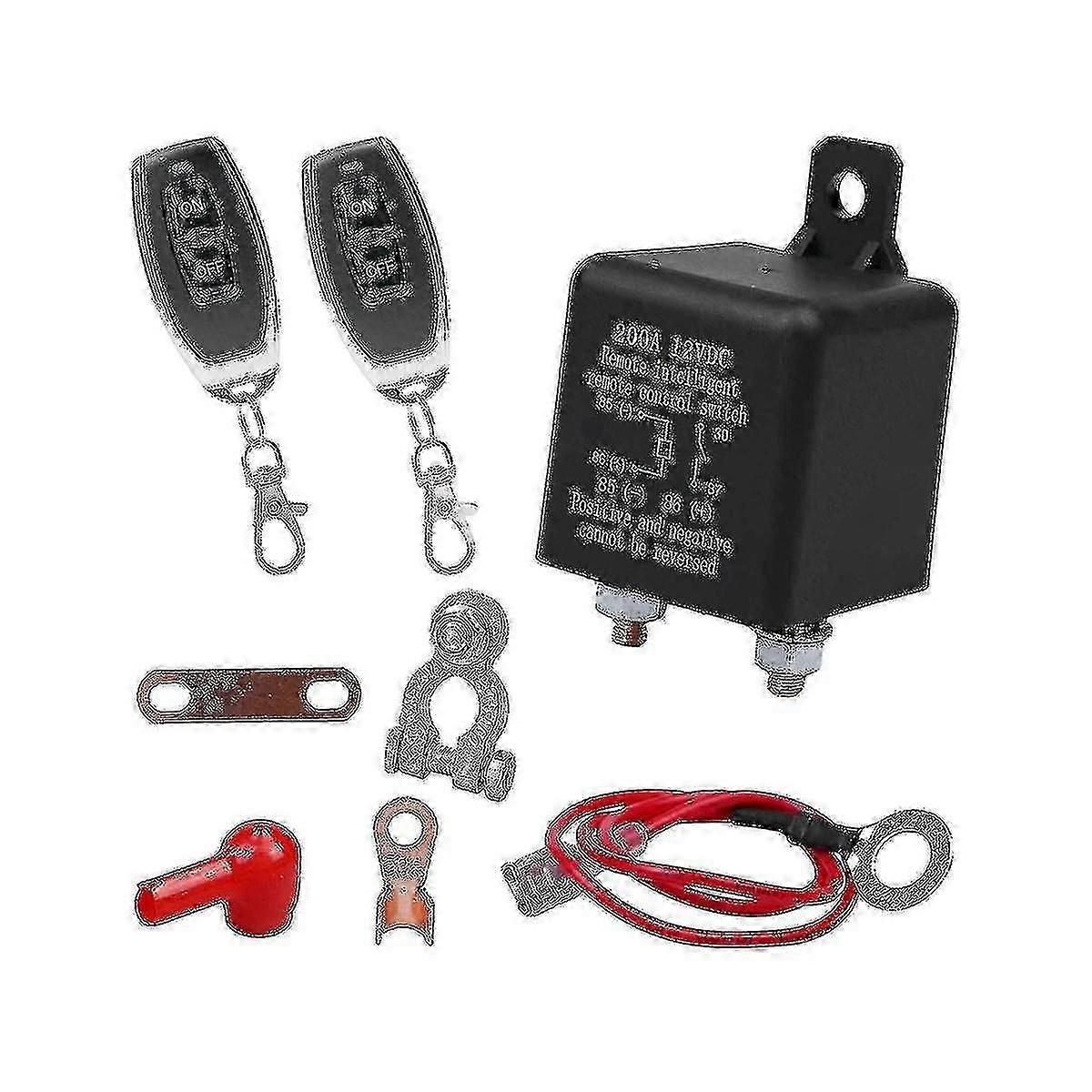 Ferngesteuerter Batterietrennschalter, Drahtloser Ferngesteuerter Batterietrennschalter, 12 V 200 A Dual