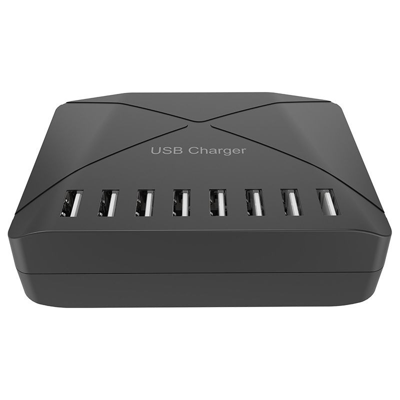 40-w-usb-ladegerät, 8-port-multi-usb-ladehub Mit Intelligenter Erkennung, Multi-port-usb-ladestation Für Smartphones, Tablets Und Andere Geräte