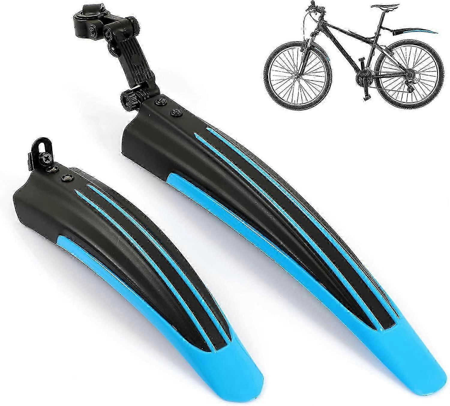 Fahrrad-schutzblechset, Verstellbar, Universell, Vorne Und Hinten, Für Mountainbikes Mit 20-26 Zoll Rädern