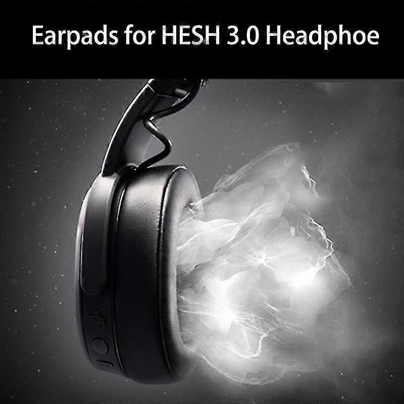 Ohrpolster Für Skullcandy Hesh 3 Wireless Over-ear-kopfhörer (schwarz)