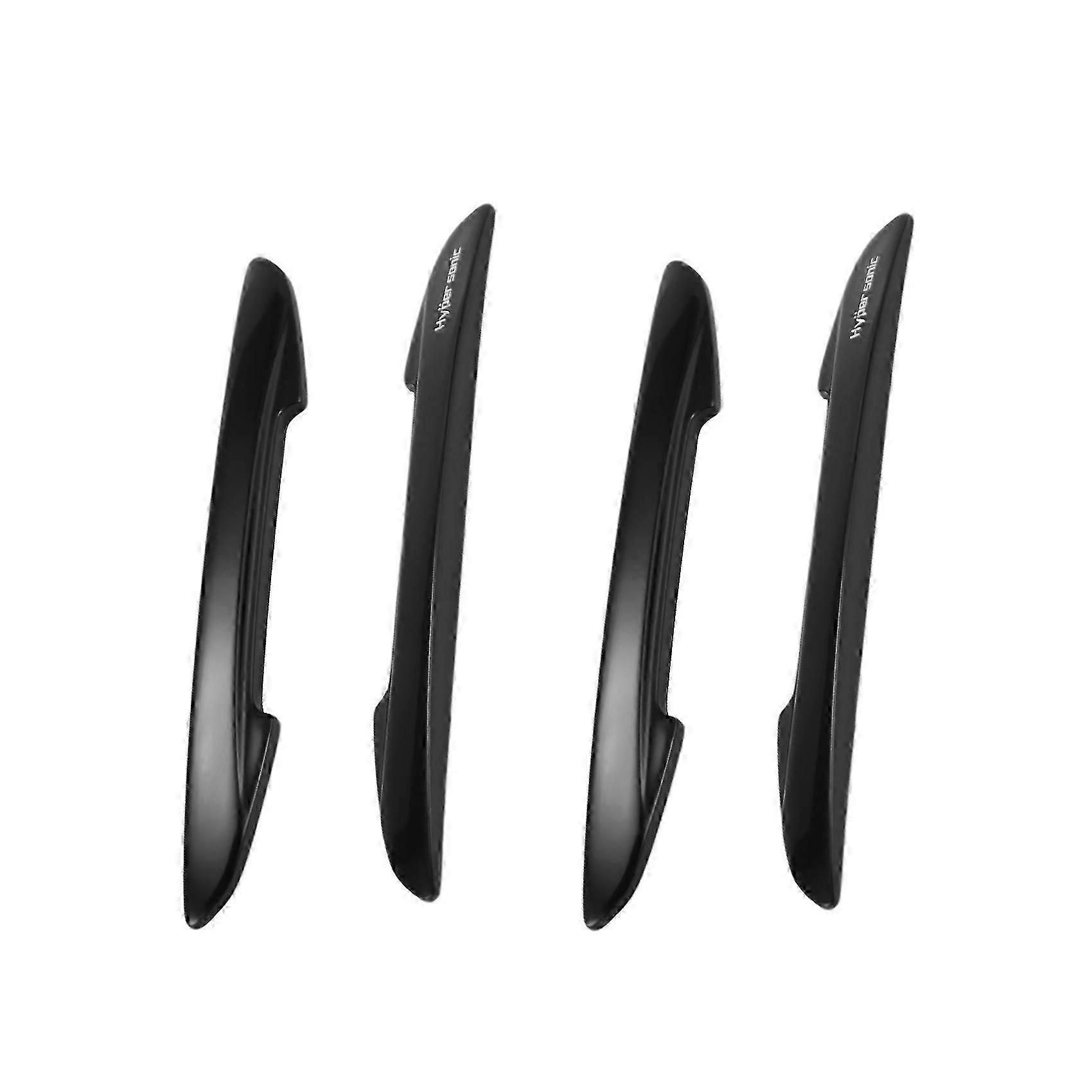 Autotürkantenschutz, Kunststoff, Schwarz, 4 Stück
