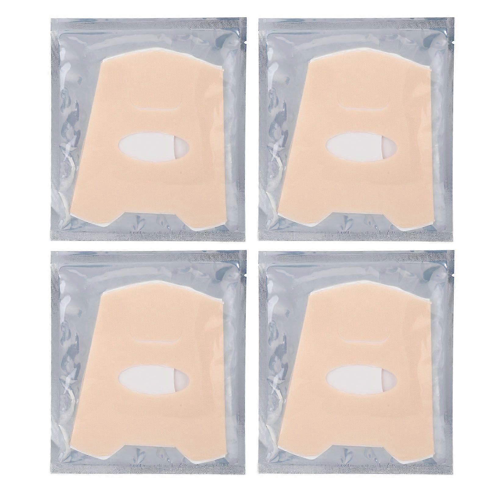 4er-pack Sonnenschutz-gesichtsmasken, Uv-blockierung, Halbdeckend, Kühlende Hydrogel-hautpflegemasken Für Den Außenbereich (ymmr)