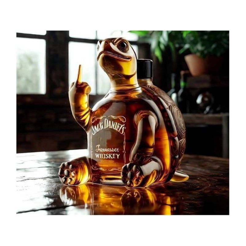 Whiskykaraffe, Personalisiertes Whiskyglas, Flaschenkörpermotive: Ente, Schildkröte, Adler, Bulldogge Und Andere Tiere