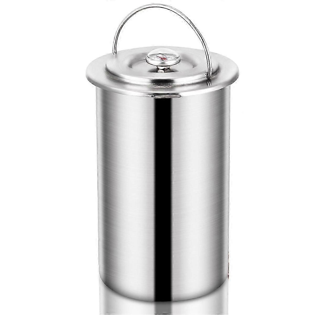 Druckschinkenpresse, Fleischpresse Aus Edelstahl Zur Herstellung Von Hausgemachtem Aufschnitt Mit Thermometer