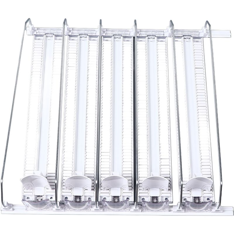 Getränkespender Für Den Kühlschrank (38 Cm), Verstellbar, Automatischer Druckknopf, Kompatibel Mit Dosen Für Limonade, Bier Und Erfrischungsgetränke (5er-pack).