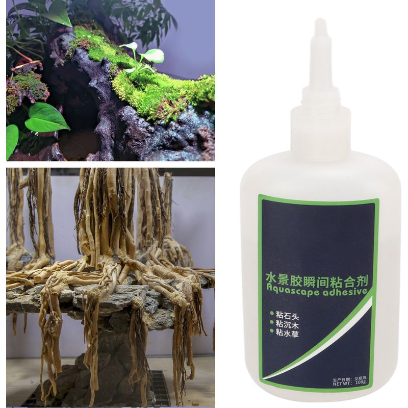 Schnelltrocknender Klebstoff Für Aquascaping – Ideal Für Steine, Wurzelholz Und Wasserpflanzen – Perfekt Für Aquarien Und Terrarien – 2 Jahre Haltbar