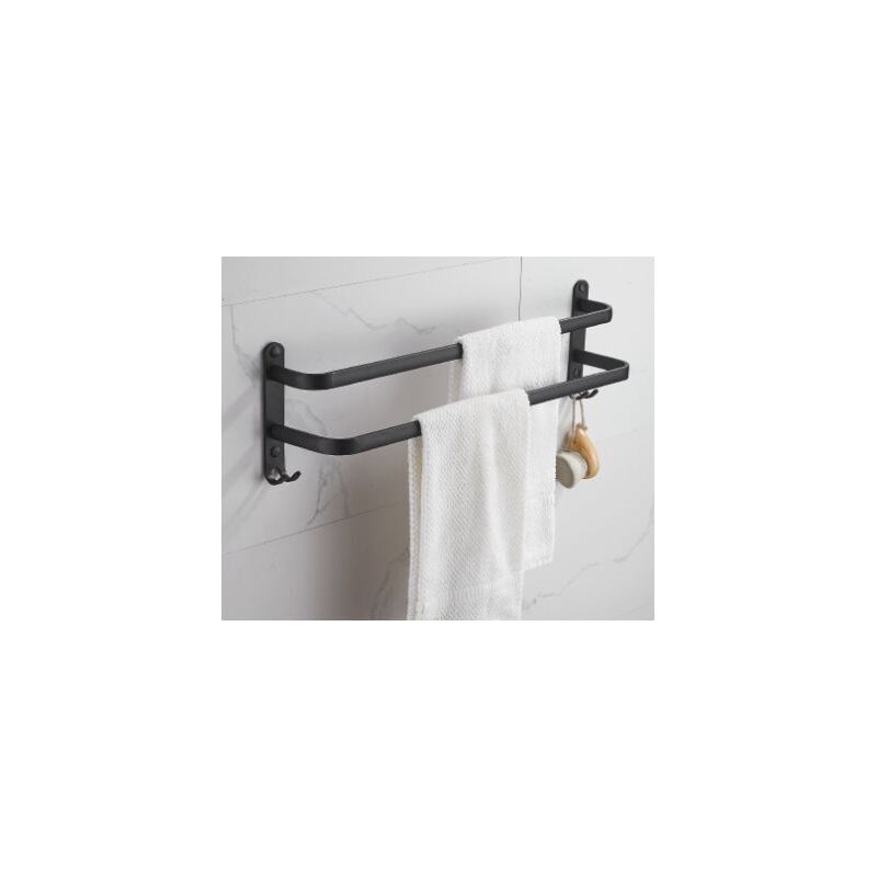 Handtuchhalter Ohne Bohren, Selbstklebend, Aus Edelstahl 304, Wandmontage, Handtuchstange Für Bad Und Küche – Doppelstange, 30 Cm