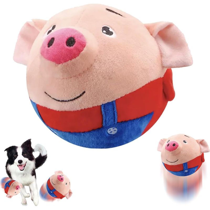 Lablanc – Hüpfender Ball Für Hunde, Interaktives Ballspiel Für Hunde, Interaktives Plüschtier Für Hunde, Waschbares Plüschtier Für Hunde, Für Katzen Und Hunde