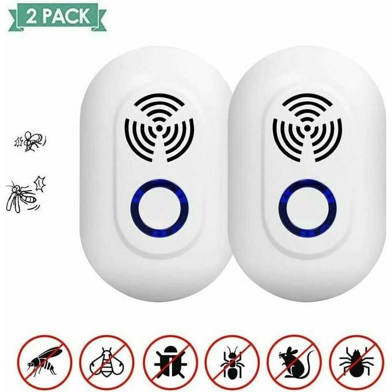 Lablanc – Ultraschall-abwehrmittel Für Mäuse Und Ratten – Elektronisches Abwehrmittel Gegen Nagetiere, Insekten Und Kakerlaken, Umweltfreundlich, Natürlich, Biologisch, Abwehrmittel Gegen Nagetiere, H