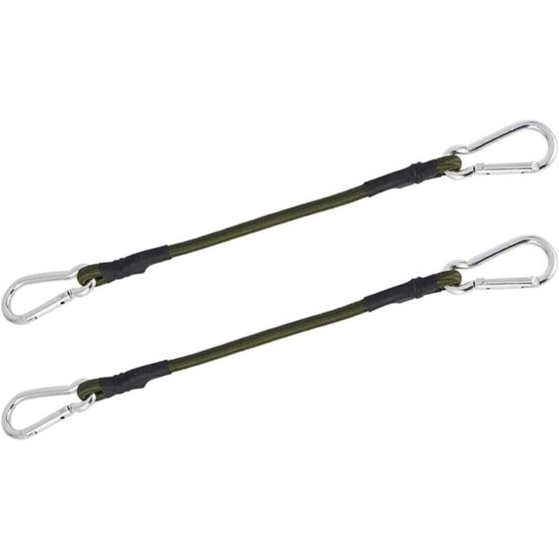 Set Mit 2 Robusten Ulisem 30 Cm Gummiseilen Für Camping, Gepäck Und Reisen