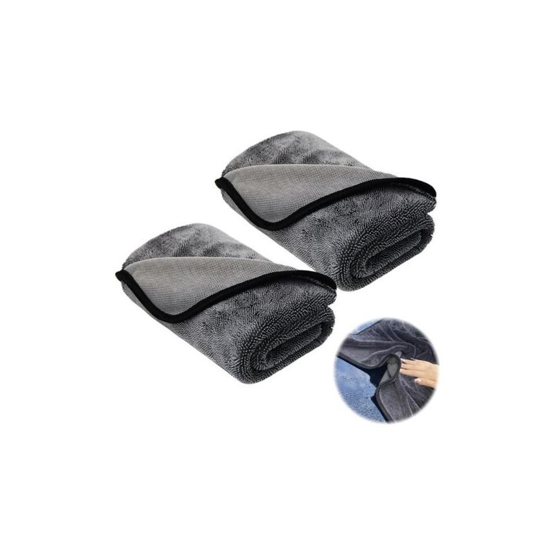 Lablanc – 2er-packung Dicke Mikrofasertücher, Zaubertuch, Wiederverwendbares, Streifenfreies Mikrofasertuch Für Glas, Auto, Haushalt, Küche Und Badezimmer
