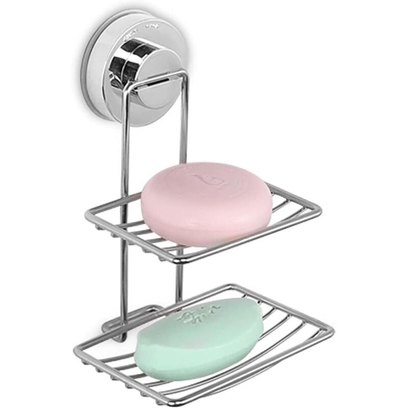 Seifenschale Mit Saugnapf Für Die Dusche, Edelstahl, Wandmontierter Seifenhalter Für Das Badezimmer, Selbstklebend (edelstahl), Ml